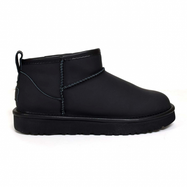 Угги Ugg Men's Classic Ultra Mini Black Leathner