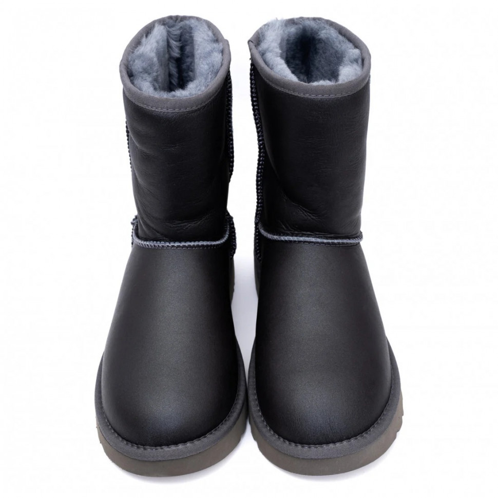 Угги Classic Short Metallic Grey