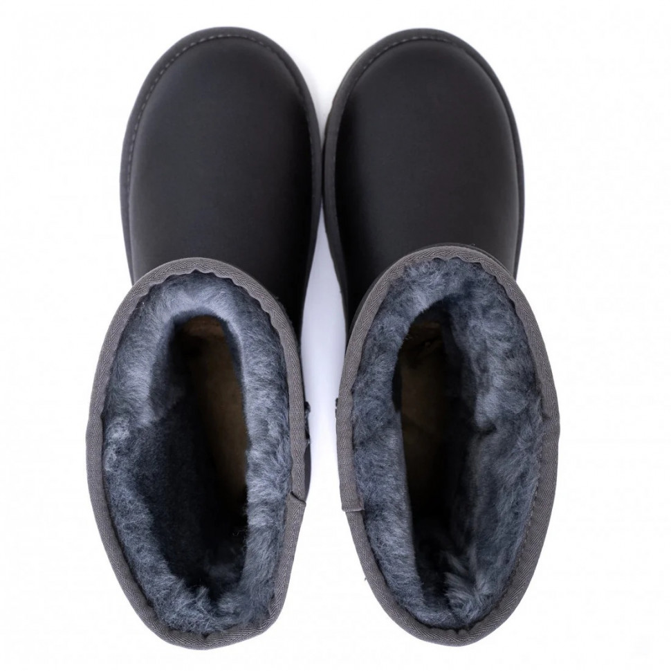 Угги Classic Short Metallic Grey