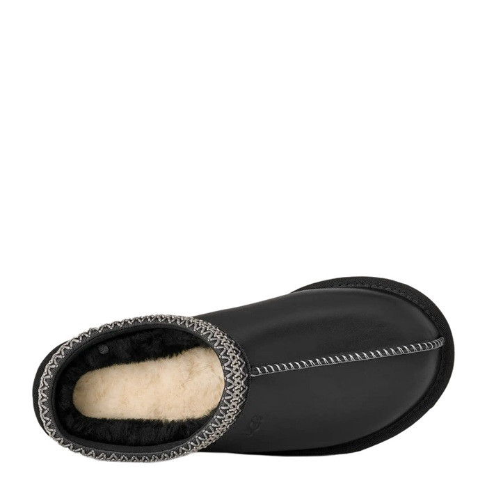 Ugg Tasman Slippers Leather Regen Black