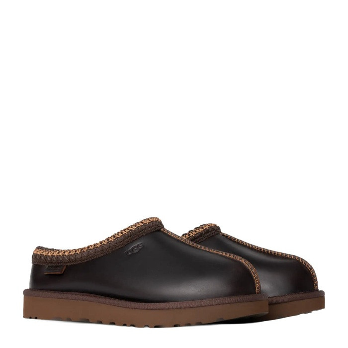 Ugg Tasman Slippers Leather Regen Ironwood