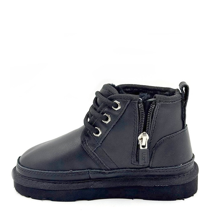 Ботинки Kids Neumel Zip Leather Black