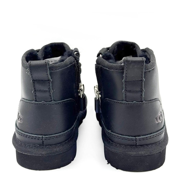 Ботинки Kids Neumel Zip Leather Black