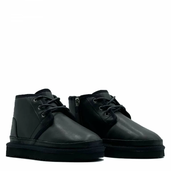 Ботинки Kids Neumel Zip Leather Black