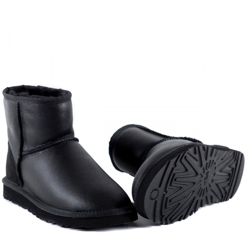 Угги Classic Mini Metallic Black