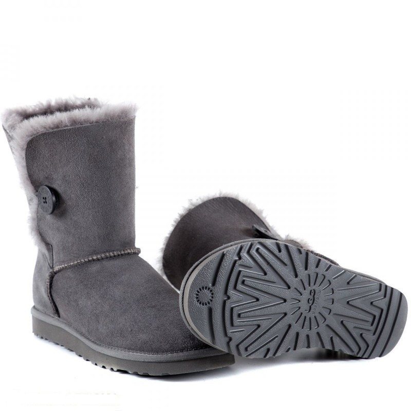Угги Bailey Button Grey II