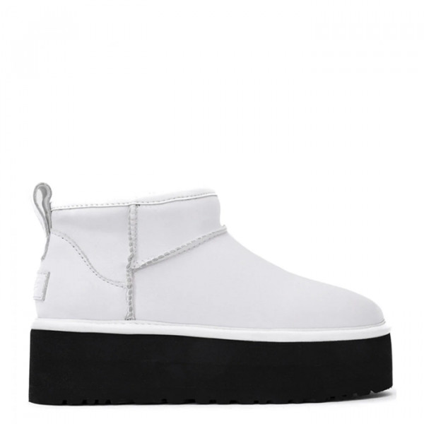 UGG Ultra Mini Platform Leather White