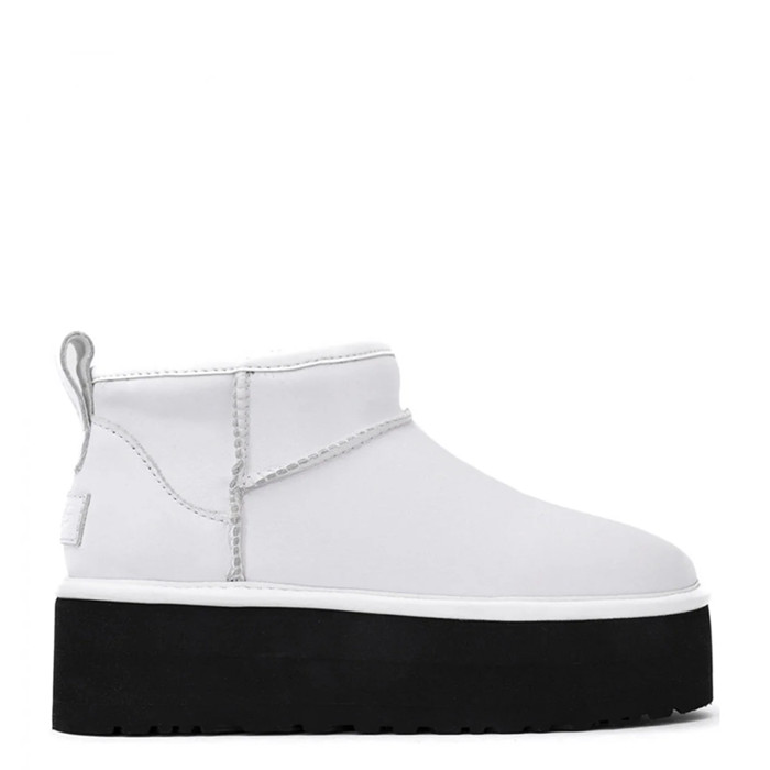 UGG Ultra Mini Platform Leather White