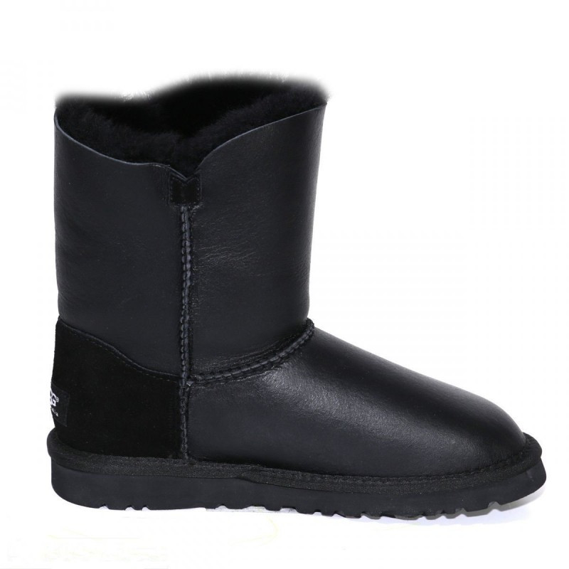 Угги Bailey Button Metallic Black
