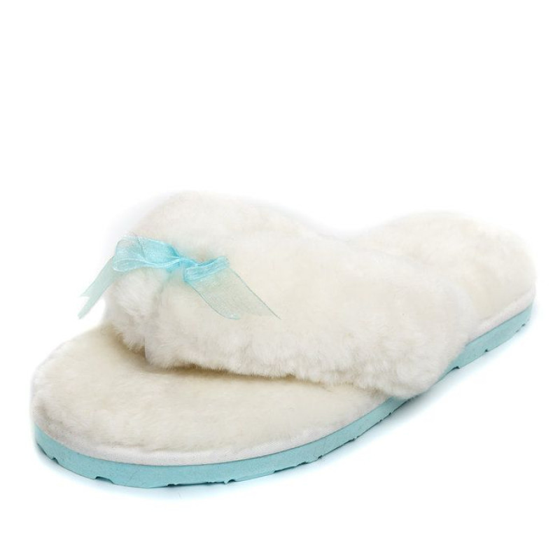 Ugg Fluff Flip Flop II — White