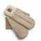 Женские Вязаные Варежки Ugg - Sand (23)