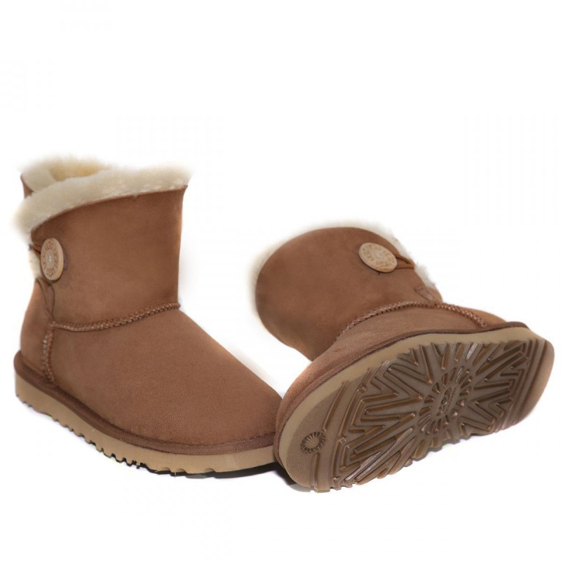 Угги Mini II Bailey Button Chestnut