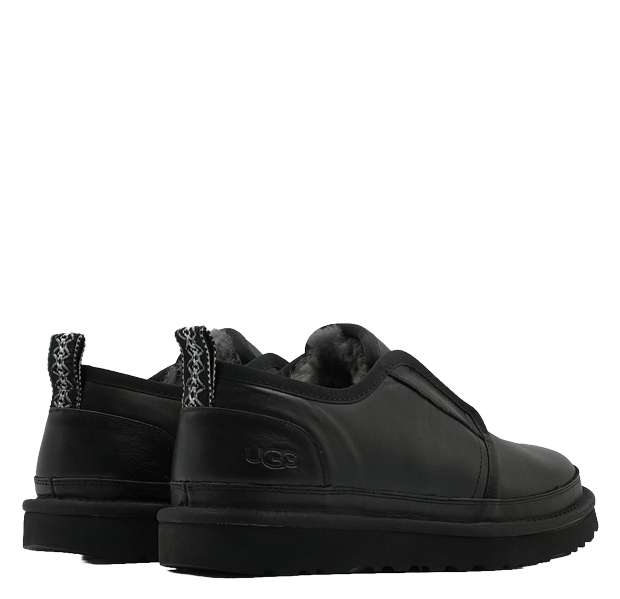 Ugg Mens Slippers Flex Leather Black