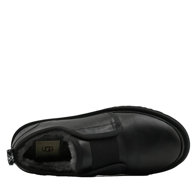 Ugg Mens Slippers Flex Leather Black