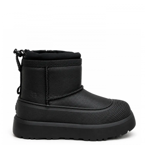 Ugg Kids Mini Weather Hybrid Black Leather