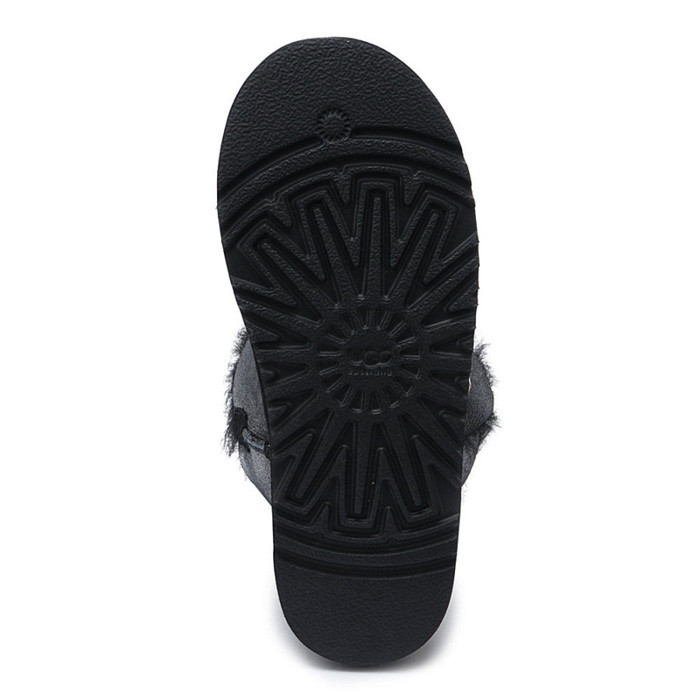 Ugg Kids Bailey Button I Do Black