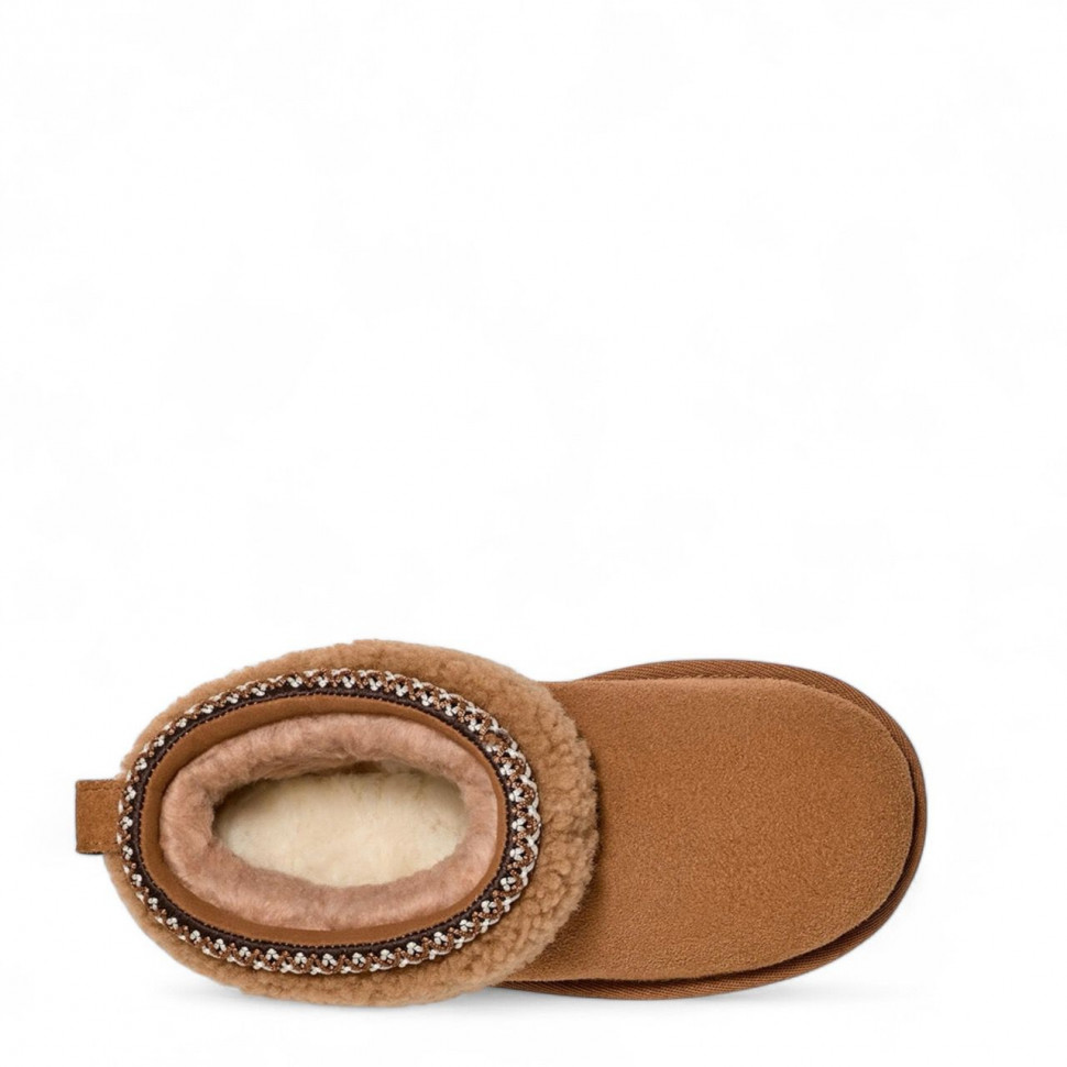 Ugg Classic Ultra Mini Maxi Curly Boot - Chestnut