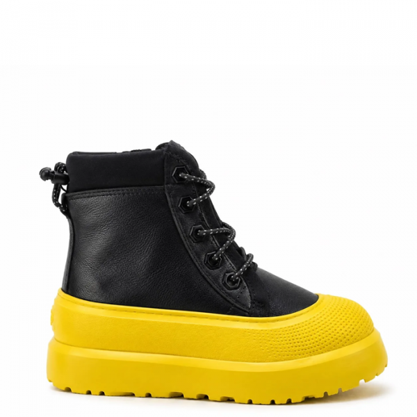 Ugg Kids Neumel Hybrid Black Leather Summer