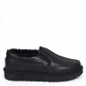Ugg Men Stitch Slip - Leather Black