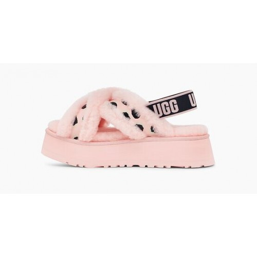 Тапочки Ugg Disco Color Pink Scallop