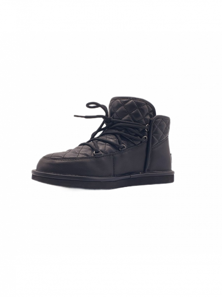 Ugg Lodge Mini Leather Black