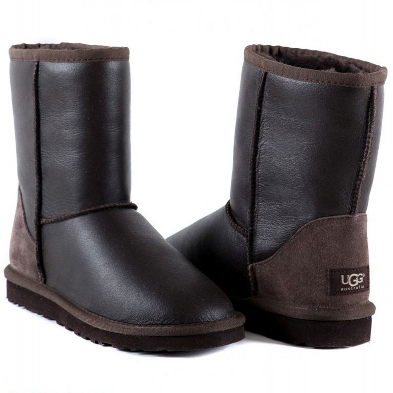 Угги Men's Classic Short Metallic Chocolate