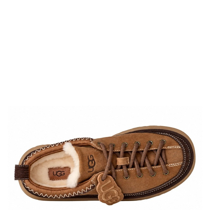 Heritage Lace-Up Slipper Chestnut