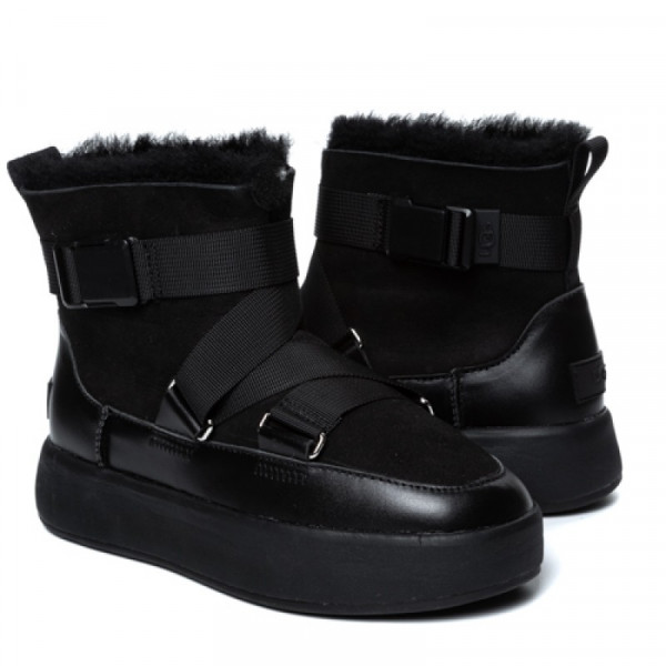 Угги UGG Boom Buckle Black