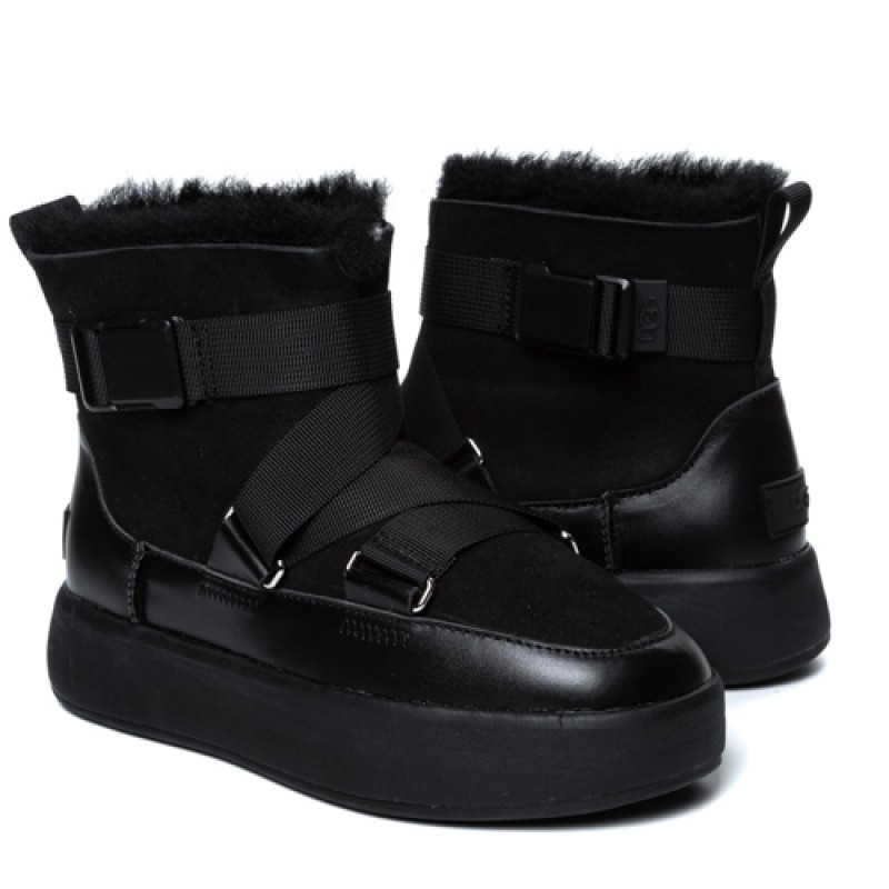 Угги UGG Boom Buckle Black