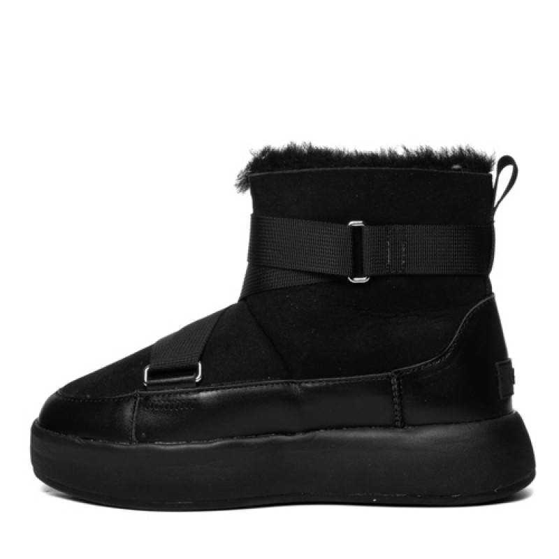 Угги UGG Boom Buckle Black