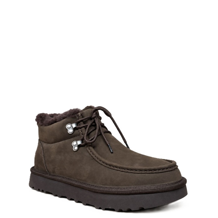 Ugg Mens Ambush Woven Boot Chocolate