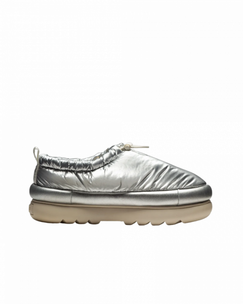 UGG MAXI HERITAGE BRAID CLOG SILVER