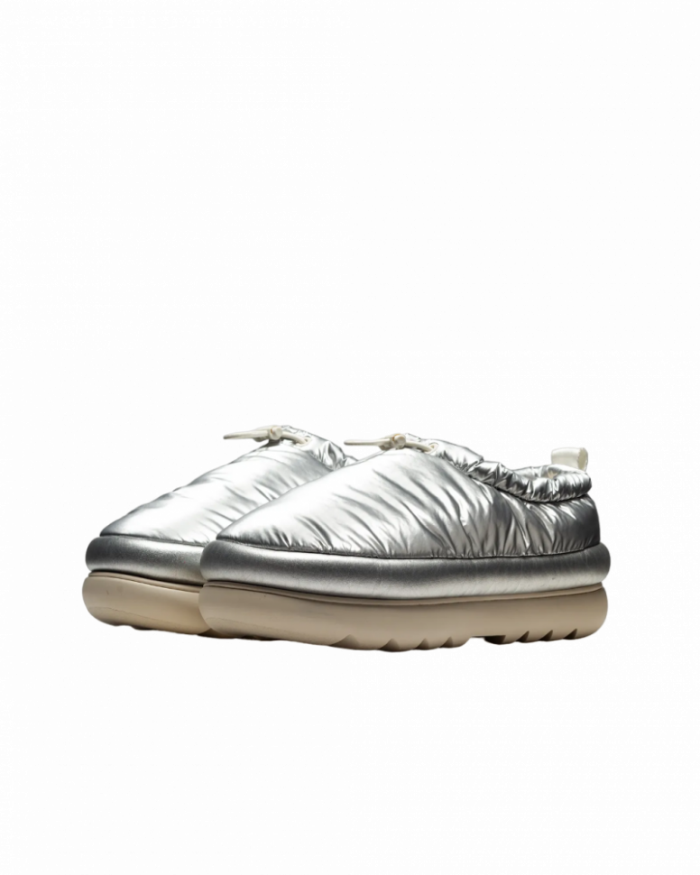 UGG MAXI HERITAGE BRAID CLOG SILVER