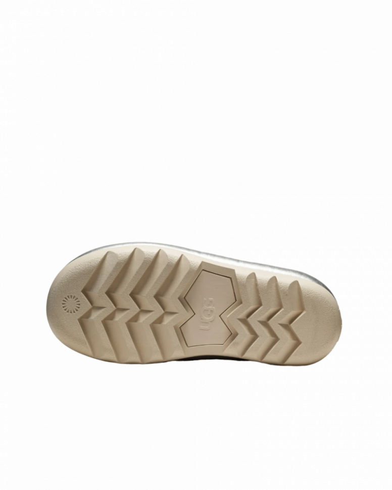 UGG MAXI HERITAGE BRAID CLOG SILVER