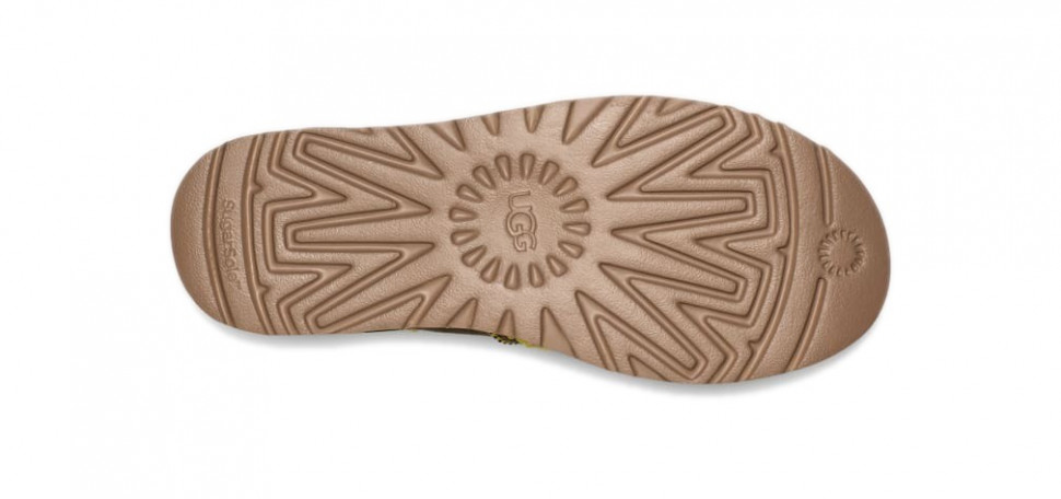 UGG WOMEN MINI BRAID PLATFORM KHAKI