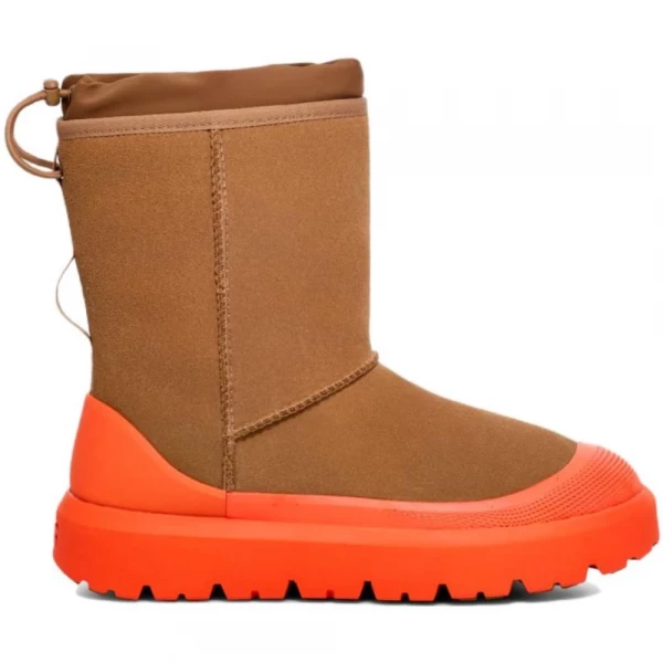 Ugg Classic Short Weather Hybrid - Chestnut / Orange
